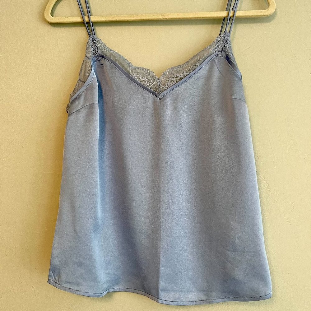 Abercrombie Lace Trim Double Strap Cami